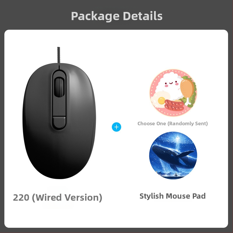 USB optička miša, 3 tipke, za ured i kućnu upotrebu