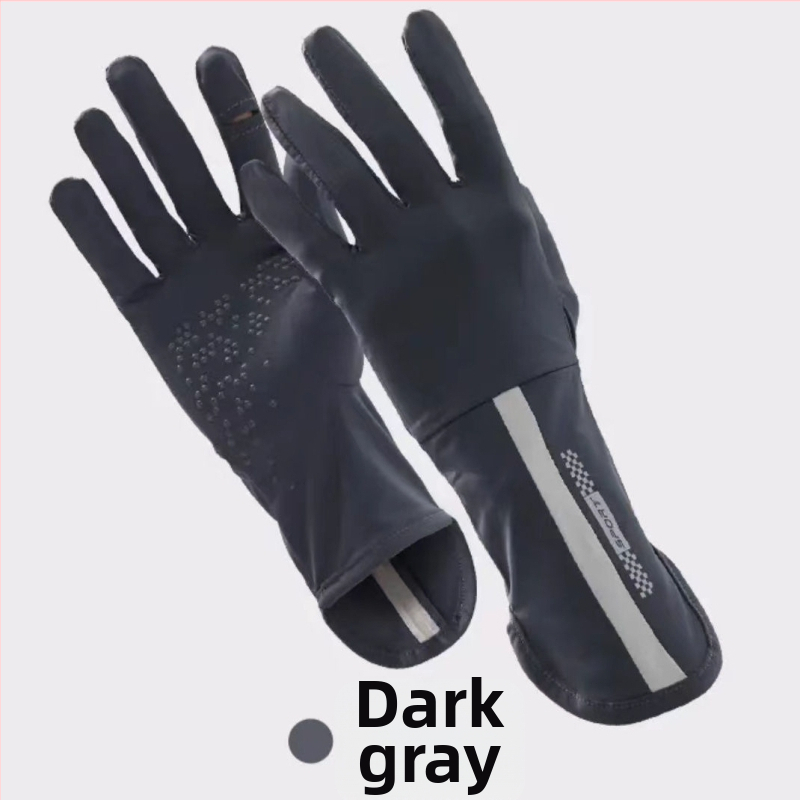 Dámske letné rukavice na jazdu - UV ochrana, protišmyk, priedušné Ice Silk Nylon, rýchle schnutie, dizajn s polovičnými prstami