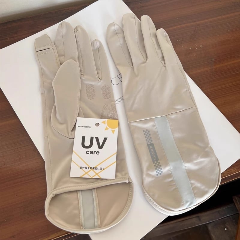 Női nyári vezetés kesztyű - UV-védelem, csúszásmentes, légáteresztő Ice Silk Nylon, gyors száradás, félujjas dizájn