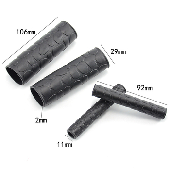 Gumijas stūres pārklājs motocikliem un elektriskajiem velosipēdiem – raga stilā, universāla piestiprināšana, pielāgota apstrāde, licencēts privātais zīmols