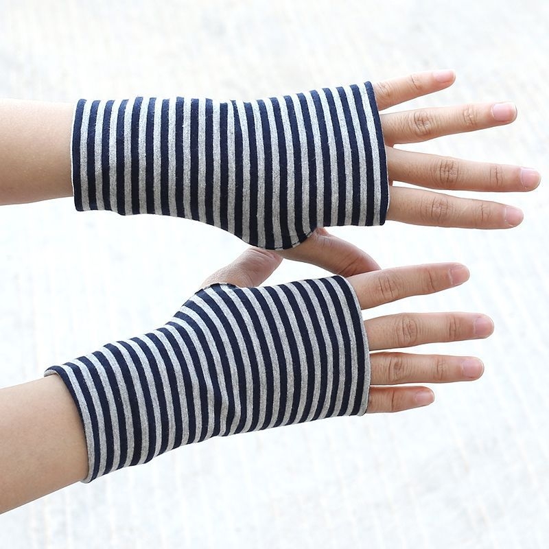 Félujjas kerékpáros kesztyű pamutból, Ice Silk anyag, csúszásmentes, flip-cover stílus, 2023 tavasz megjelenés