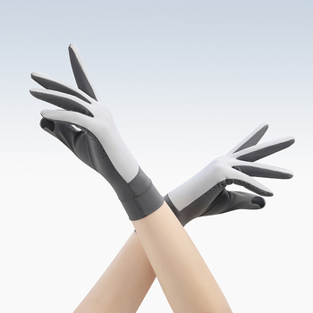 Női UV-védelmet nyújtó kesztyű, Ice Silk, lélegző, gyorsan száradó, csúszásmentes, érintőképernyő-kompatibilis