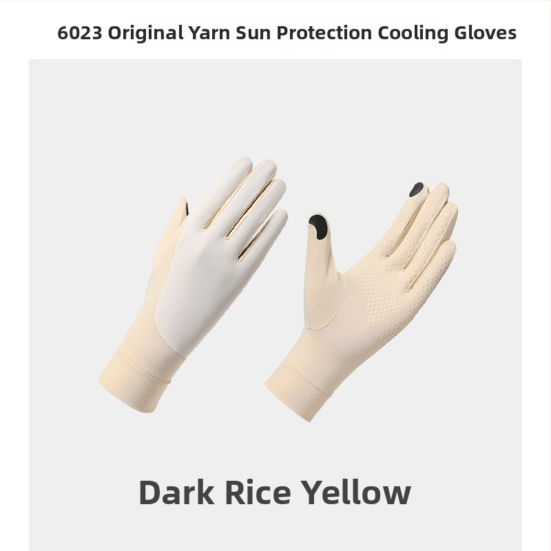 Dámske rukavice s UV ochranou, Ice Silk, priedušné, rýchloschnúce, protišmykové, kompatibilné s dotykovým displejom