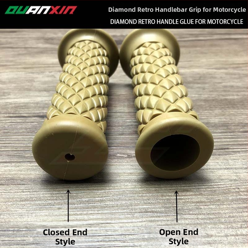 Gripy na riadidlá - diamantového tvaru, protišmykové, gumové, univerzálne použitie, všetky ročné obdobia