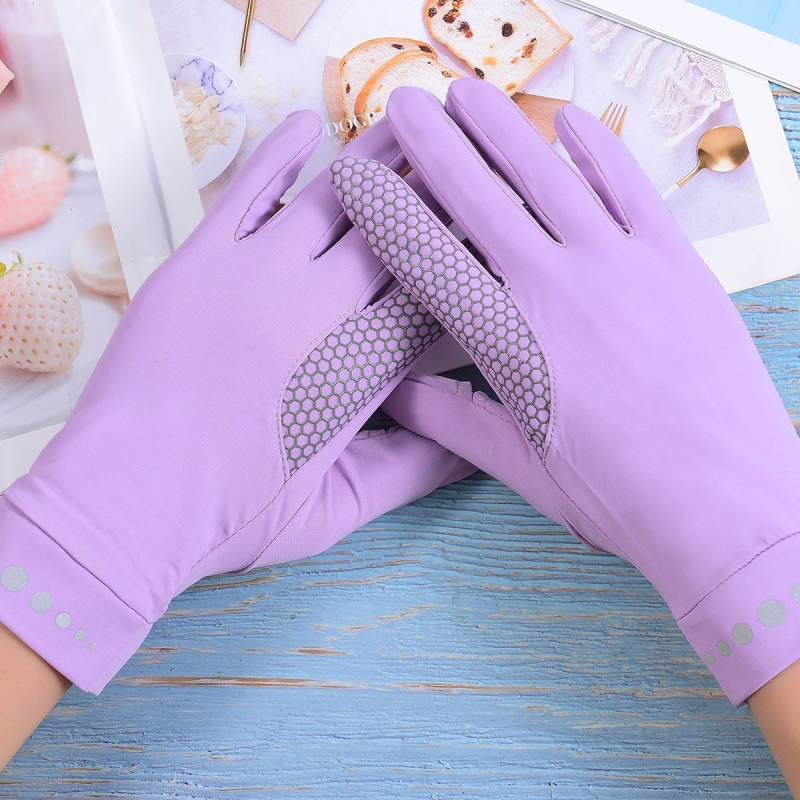 Mănuși de ciclism pentru femei, protecție UV, cu degete întregi, respirabile, antiderapante (Brand: Nothing; Gen: Femei; Grupă de vârstă: Adulți; Scop: Mănuși de ciclism; Stoc: Gata)