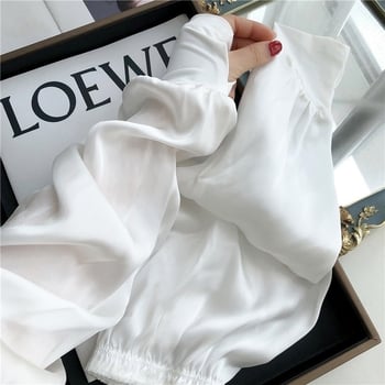 Ръкавели за ръце със сатенено покритие, UV защита, полиестер, за жени, за шофиране (Лято 2025)