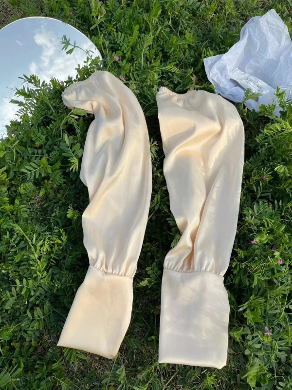 Ръкавели за ръце със сатенено покритие, UV защита, полиестер, за жени, за шофиране (Лято 2025)