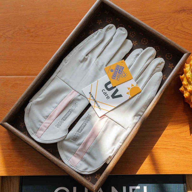 Sportske rukavice s UV zaštitom, duge, unisex, protiv klizanja, kompatibilne s dodirnim zaslonom