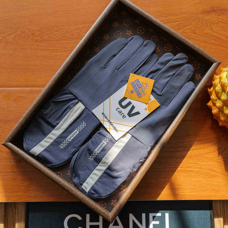 Sportske rukavice s UV zaštitom, duge, unisex, protiv klizanja, kompatibilne s dodirnim zaslonom