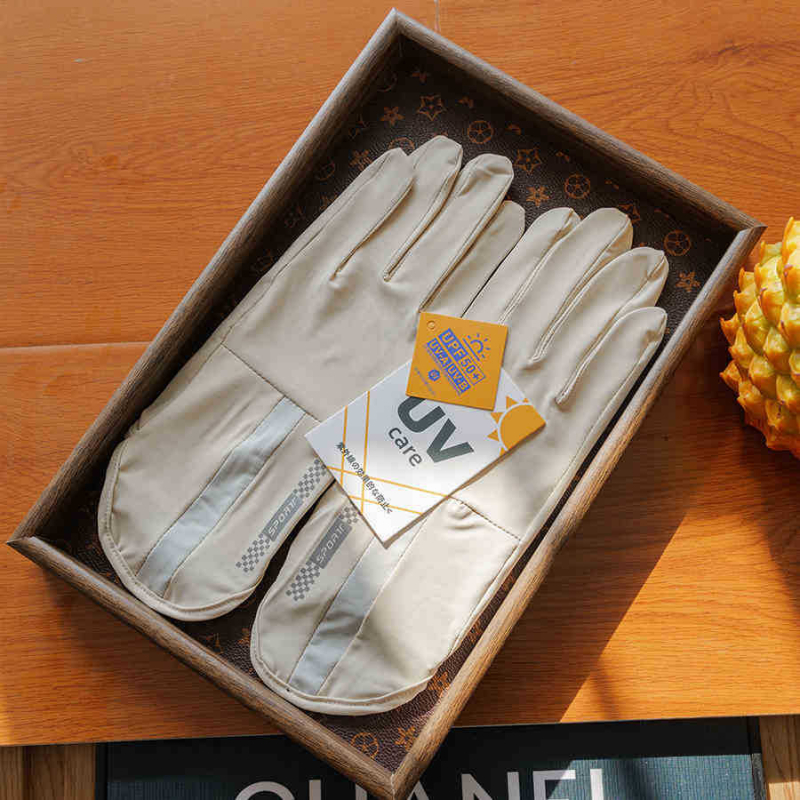 Sportske rukavice s UV zaštitom, duge, unisex, protiv klizanja, kompatibilne s dodirnim zaslonom