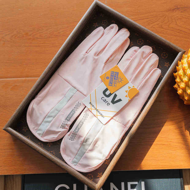 Sportske rukavice s UV zaštitom, duge, unisex, protiv klizanja, kompatibilne s dodirnim zaslonom