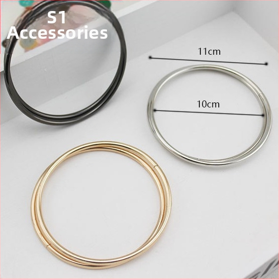 Дръжка за чанта - D-образен пръстен хардуер, висококачествени метални аксесоари, DIY