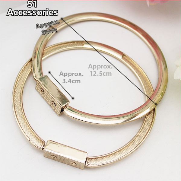 Дръжка за чанта - D-образен пръстен хардуер, висококачествени метални аксесоари, DIY