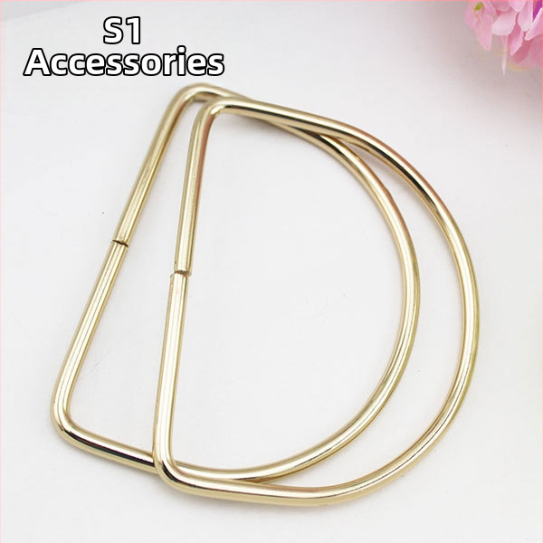 Дръжка за чанта - D-образен пръстен хардуер, висококачествени метални аксесоари, DIY