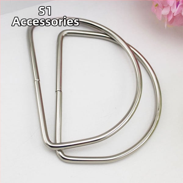 Дръжка за чанта - D-образен пръстен хардуер, висококачествени метални аксесоари, DIY