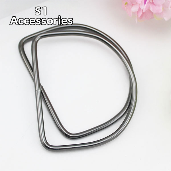 Дръжка за чанта - D-образен пръстен хардуер, висококачествени метални аксесоари, DIY