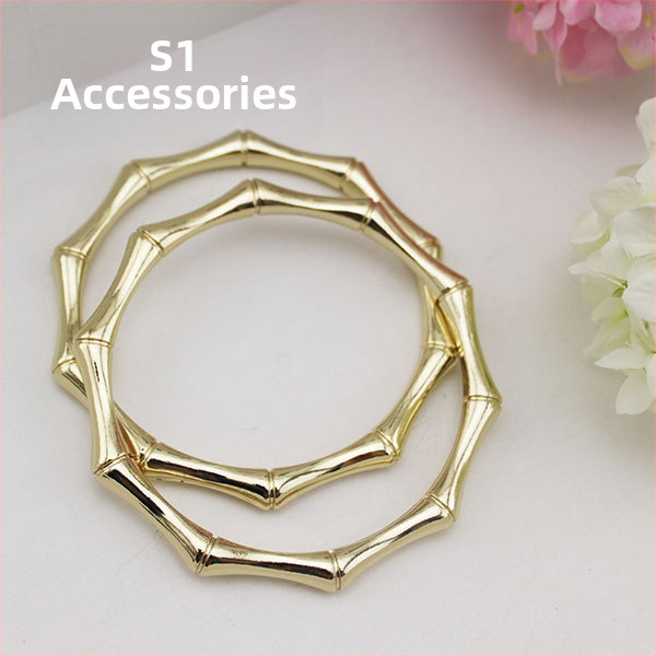 Дръжка за чанта - D-образен пръстен хардуер, висококачествени метални аксесоари, DIY