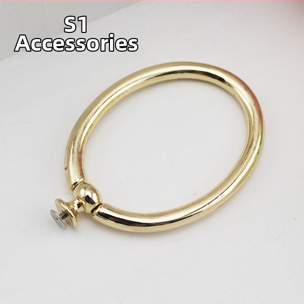 Дръжка за чанта - D-образен пръстен хардуер, висококачествени метални аксесоари, DIY