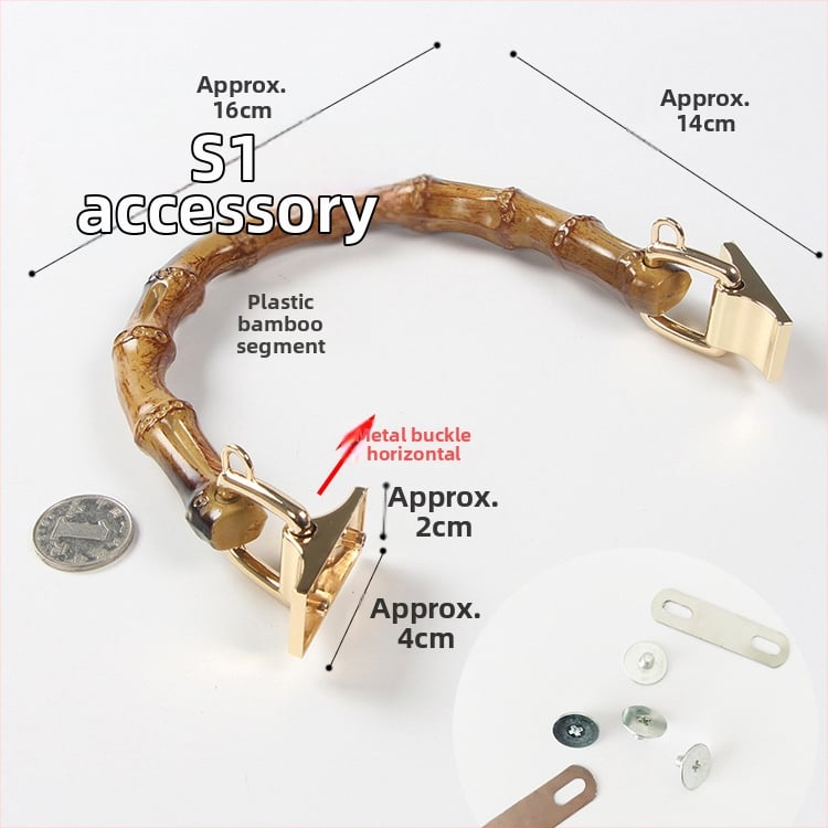 Дръжка за чанта - D-образен пръстен хардуер, висококачествени метални аксесоари, DIY