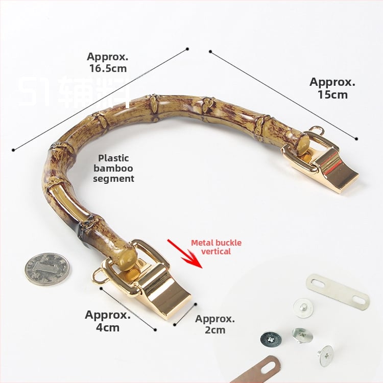 Дръжка за чанта - D-образен пръстен хардуер, висококачествени метални аксесоари, DIY
