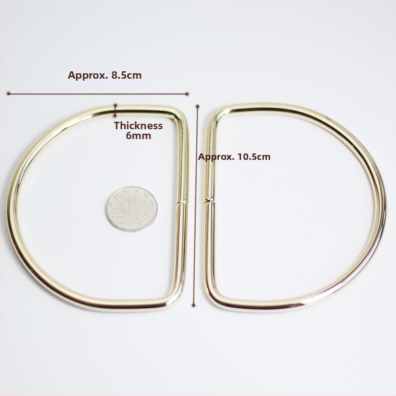 Дръжка за чанта - D-образен пръстен хардуер, висококачествени метални аксесоари, DIY