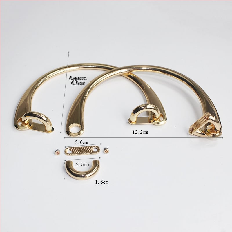 Дръжка за чанта - D-образен пръстен хардуер, висококачествени метални аксесоари, DIY