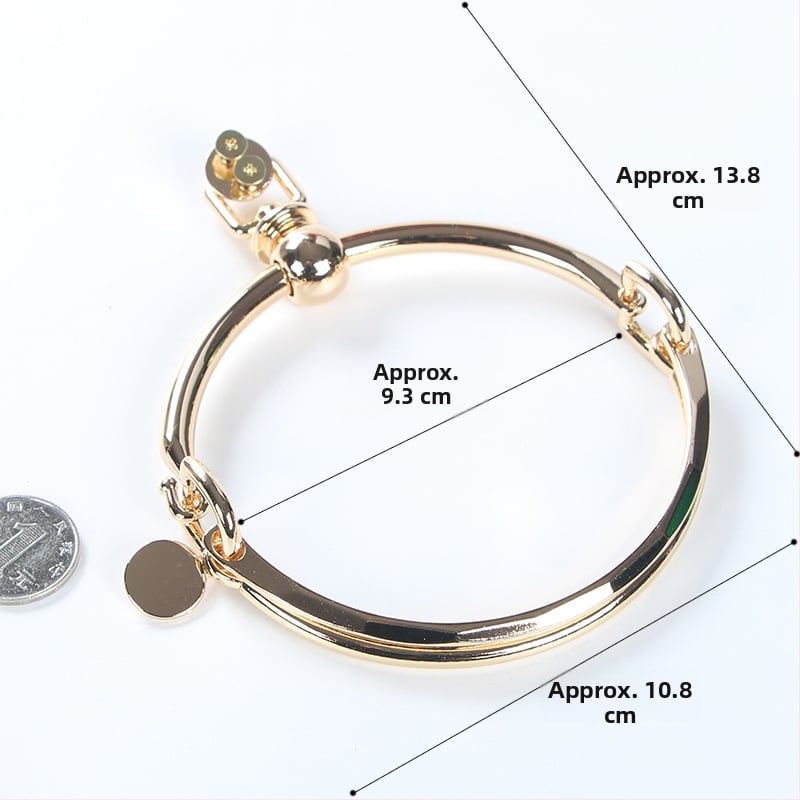 Дръжка за чанта - D-образен пръстен хардуер, висококачествени метални аксесоари, DIY