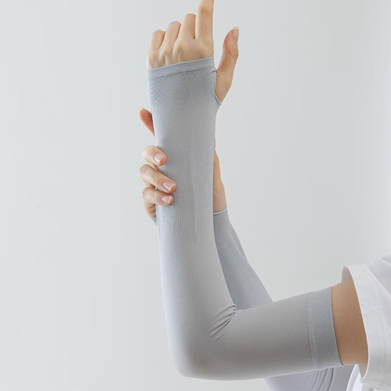 Manșete pentru brațe Ice Silk, unisex, elastice, respirabile, nylon