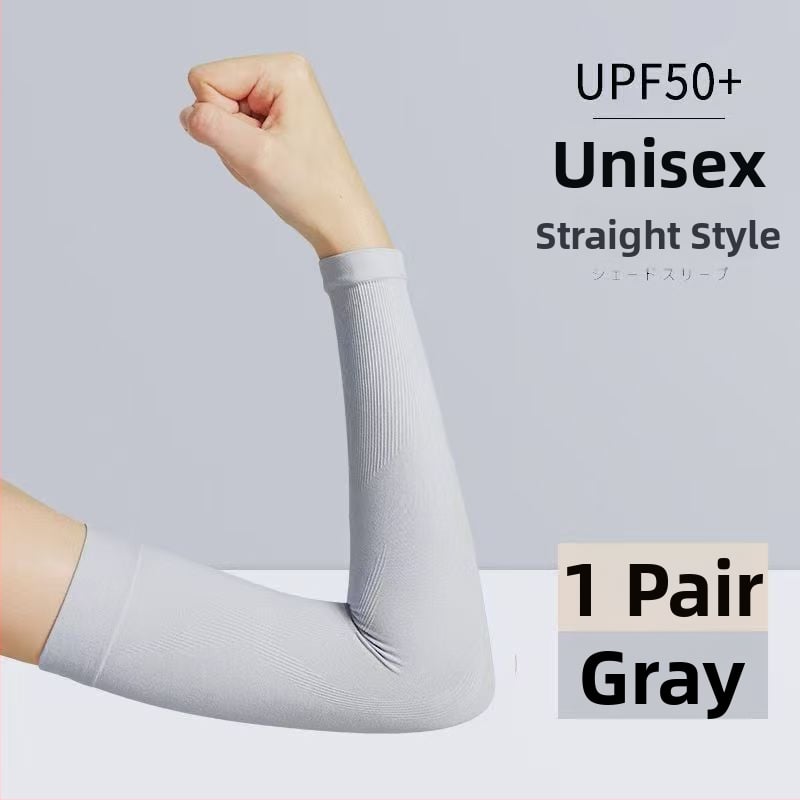 Manșete pentru brațe Ice Silk, unisex, elastice, respirabile, nylon