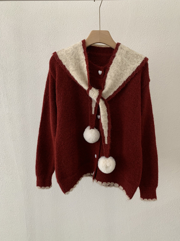 Ženski pleteni kardigan, imitacija kašmira, acryl-najlon smjesa (50–70% akrila), okrugli izrez, slobodan kroj