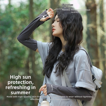 Ice Silk nadlaktanski rukavi za ljeto: prozračni, labavi kroj, UV zaštita za vožnju automobilom i biciklizam | 71–80% poliester, 11–20% spandex