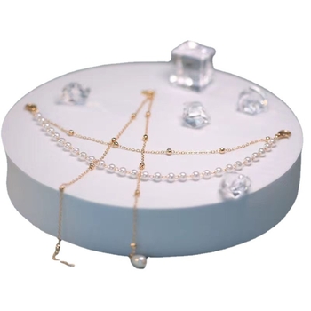 Vintažas sieviešu brošs ar kapla formas pērlēm, imitācijas pērlītes, bez ieliktēm