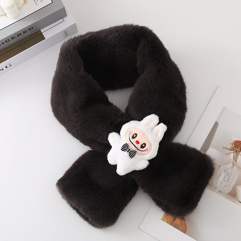 Ανδρικό-γυναικείο φουλάρι από πολυεστέρα με μοτίβο καρτούν με χαμογελαστό πρόσωπο, διασταυρούμενο σχέδιο, μονόχρωμο, κατάλληλο για την άνοιξη, κυκλοφόρησε φθινόπωρο 2024