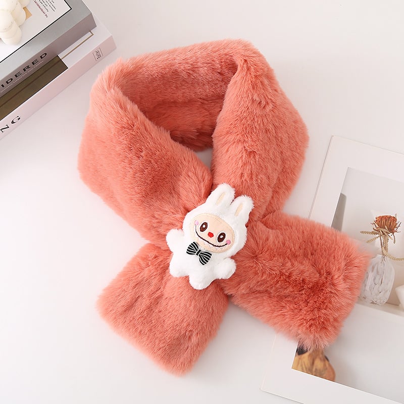 Ανδρικό-γυναικείο φουλάρι από πολυεστέρα με μοτίβο καρτούν με χαμογελαστό πρόσωπο, διασταυρούμενο σχέδιο, μονόχρωμο, κατάλληλο για την άνοιξη, κυκλοφόρησε φθινόπωρο 2024