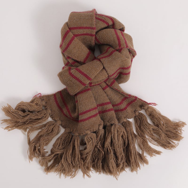 Πλεκτός καρό κασκόλ για κορίτσια — λαιμό-θερμαντήρας για τον χειμώνα, σχέδιο φθινόπωρο-χειμώνα 2025, ζεστό και προστατευτικό
