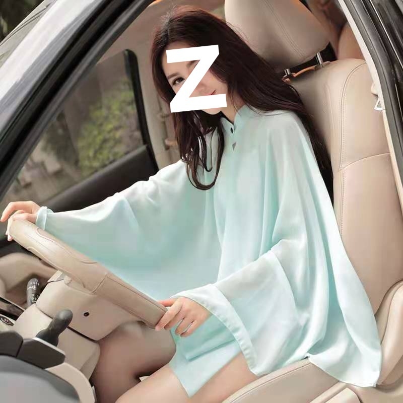 Καλοκαιρινό κασκόλ προστασίας από τον ήλιο για οδήγηση με μανίκια – όλα σε ένα για γυναίκες