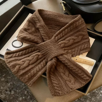 Guler tricotat pentru femei în stil coreean, din lână, origine Yongzhou, Hunan, iarnă, lansare toamnă 2025
