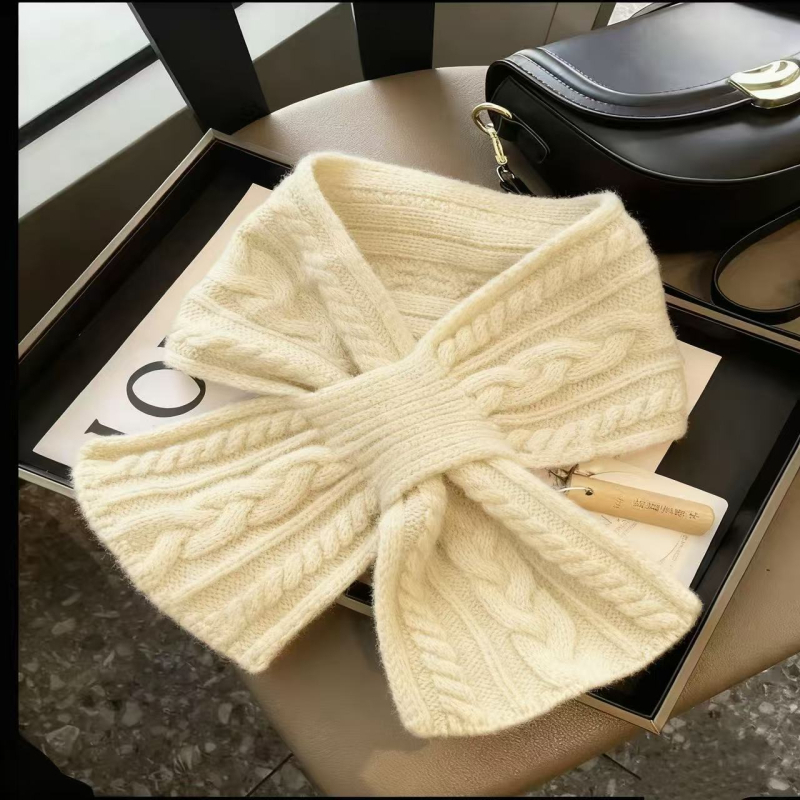 Guler tricotat pentru femei în stil coreean, din lână, origine Yongzhou, Hunan, iarnă, lansare toamnă 2025