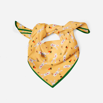 Fular pentru copii din mătase, imprimeu desen animat, 100% mătase, pătrat, pentru toate anotimpurile