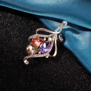 Broš - unisex cvjetni dizajn, legura, elektroplatiranje, korejski stil