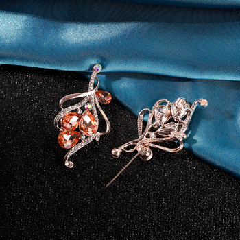 Broš - unisex cvjetni dizajn, legura, elektroplatiranje, korejski stil