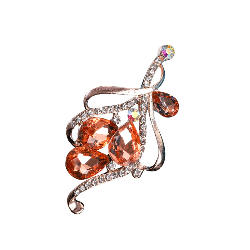 Broš - unisex cvjetni dizajn, legura, elektroplatiranje, korejski stil