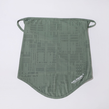 Fular de nylon cu bucle pentru urechi — protecție UV, ultraușor, rezistent la vânt și praf, pentru activități în aer liber