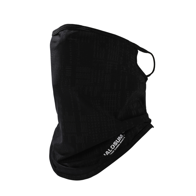 Fular de nylon cu bucle pentru urechi — protecție UV, ultraușor, rezistent la vânt și praf, pentru activități în aer liber