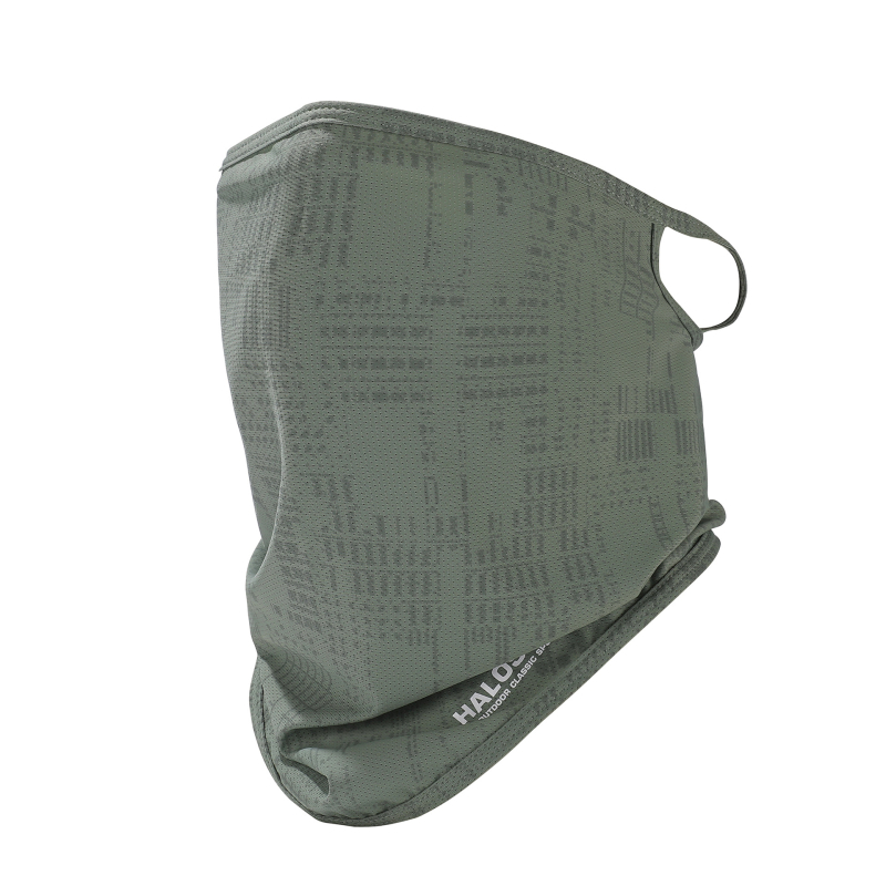 Fular de nylon cu bucle pentru urechi — protecție UV, ultraușor, rezistent la vânt și praf, pentru activități în aer liber