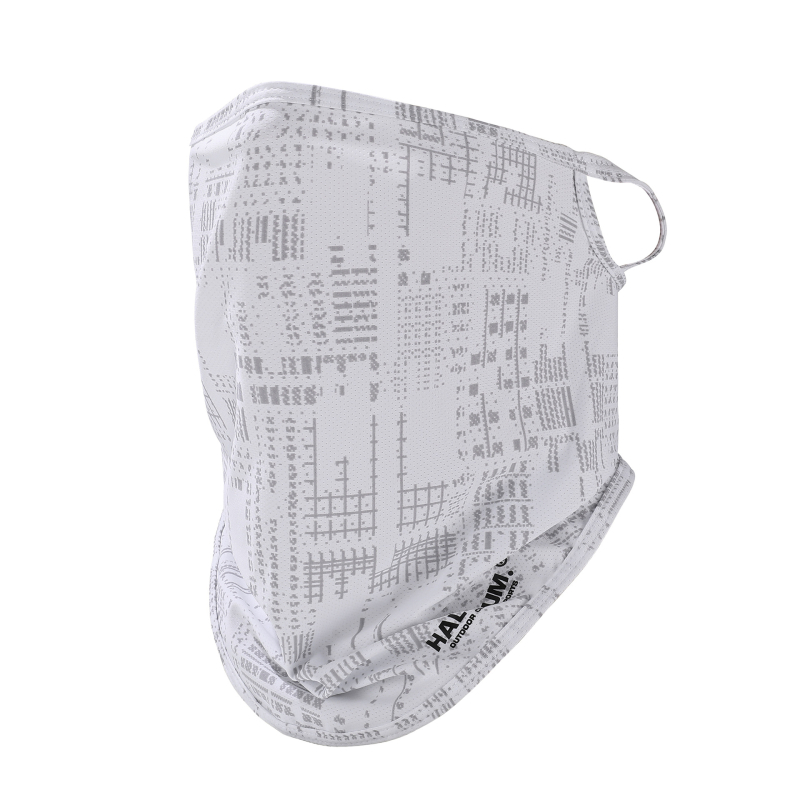 Fular de nylon cu bucle pentru urechi — protecție UV, ultraușor, rezistent la vânt și praf, pentru activități în aer liber