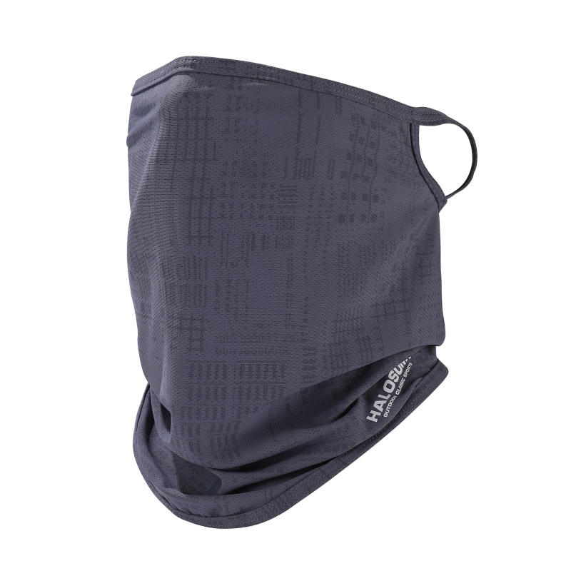 Fular de nylon cu bucle pentru urechi — protecție UV, ultraușor, rezistent la vânt și praf, pentru activități în aer liber