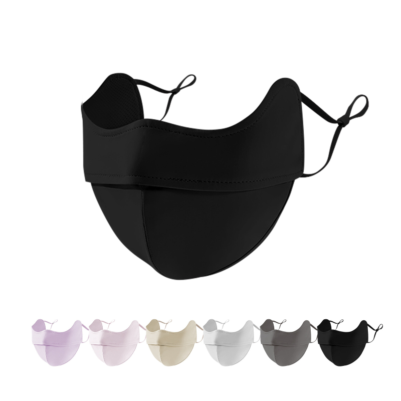 Ice Silk маска с хиалуронова киселина за защита на очите, носова тел, UV защита, охлаждане и дишаща материя Nylon-Spandex