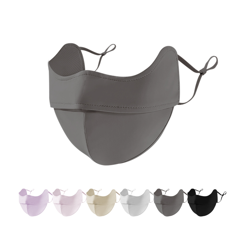 Ice Silk маска с хиалуронова киселина за защита на очите, носова тел, UV защита, охлаждане и дишаща материя Nylon-Spandex