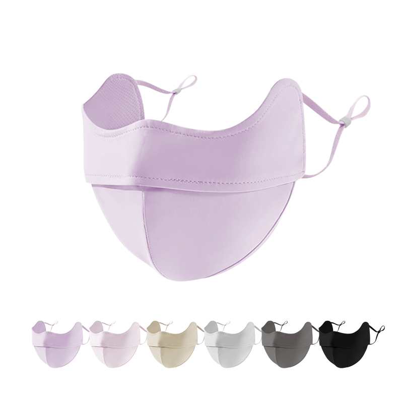 Ice Silk маска с хиалуронова киселина за защита на очите, носова тел, UV защита, охлаждане и дишаща материя Nylon-Spandex